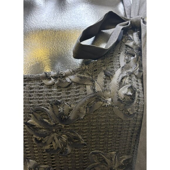 En Saison Ribbon Accent Black Gown L - Picture 5 of 6